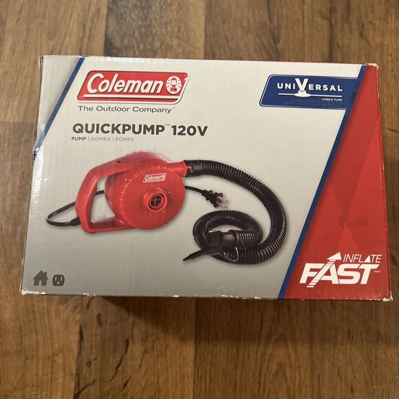 Coleman Quickpump 120V Pump Inflate / Bomba For Airbeds / New - Picture 2 of 11